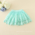 cheap price girls skirts good quality white daily outfits embroidery soft material chidlren skirts garments summer